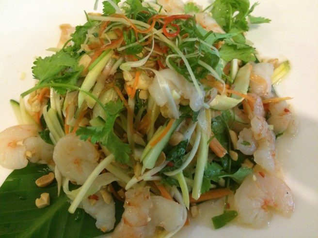Green mango salad with prawns - KOTO Restaurant, Hanoi, Vietnam