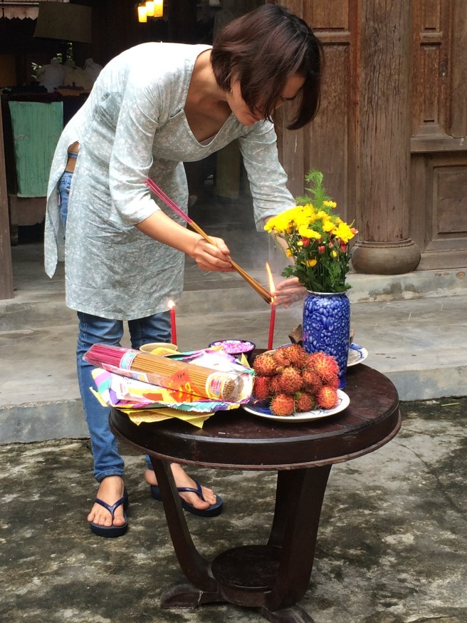 Young tailor preparing for full moon,  Hoi An - Vietnam Culinary Discovery