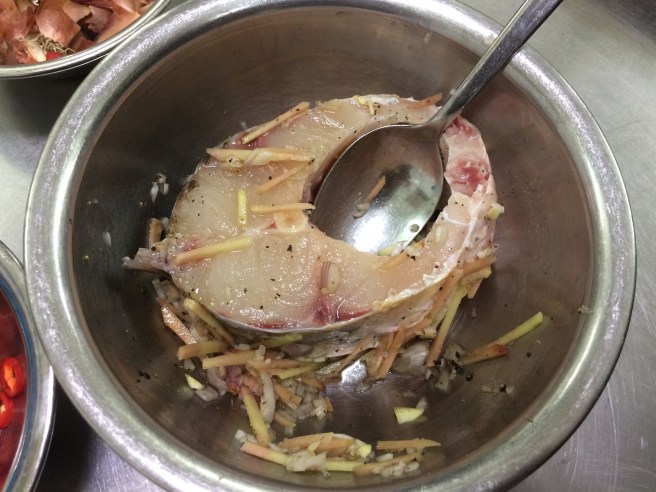 Caramel Fish with Galangal, Hanoi Cooking Centre, Hanoi, Vietnam