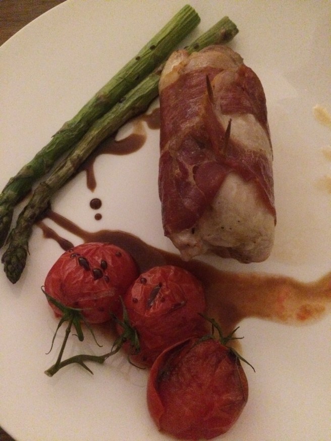 Chicken à la Adrian with a ‘Stop & Go’ accompaniment - ALDI Degustation Dinner