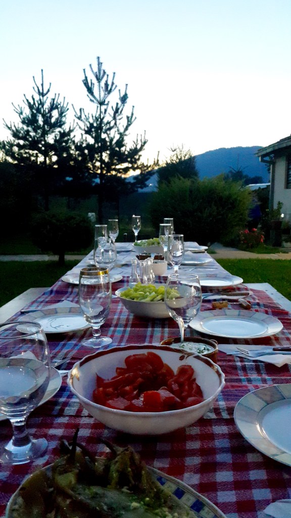 Dinner in Leunovo - Real Food Adventure Macedonia and Montenegro